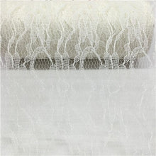 Load image into Gallery viewer, Lace Roll Organza Spool Fabric Ribbon 30*910cm Netting Fabric DIY Wedding Event Party Chair Sash Bow Table Runner Decoration
