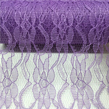 Load image into Gallery viewer, Lace Roll Organza Spool Fabric Ribbon 30*910cm Netting Fabric DIY Wedding Event Party Chair Sash Bow Table Runner Decoration
