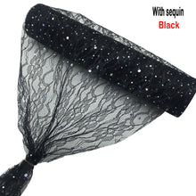 Load image into Gallery viewer, Lace Roll Organza Spool Fabric Ribbon 30*910cm Netting Fabric DIY Wedding Event Party Chair Sash Bow Table Runner Decoration
