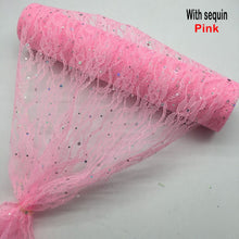 Load image into Gallery viewer, Lace Roll Organza Spool Fabric Ribbon 30*910cm Netting Fabric DIY Wedding Event Party Chair Sash Bow Table Runner Decoration
